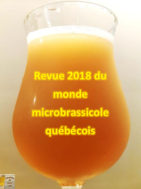 Revue 2018 du monde microbrassicole québécois