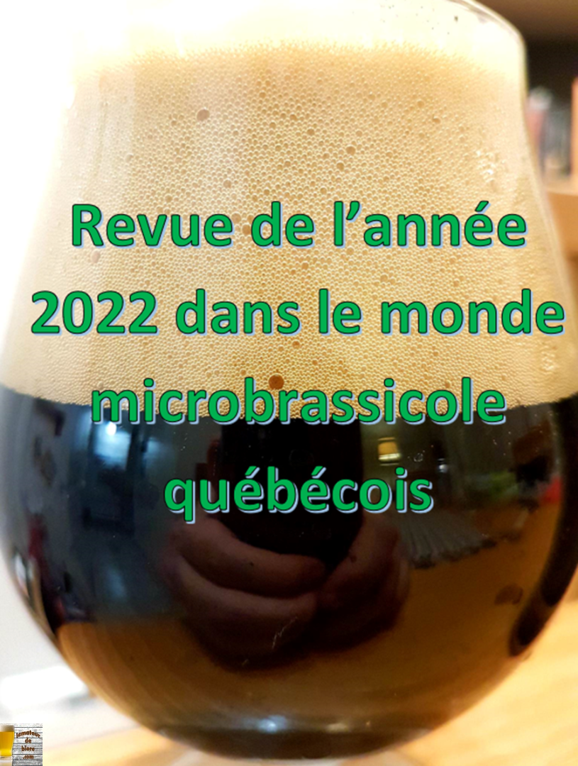 Revue de l’année 2022 dans le monde microbrassicole québécois