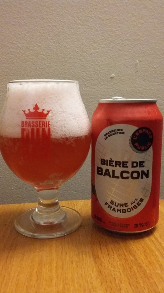 Bière de Balcon de l’Espace Public